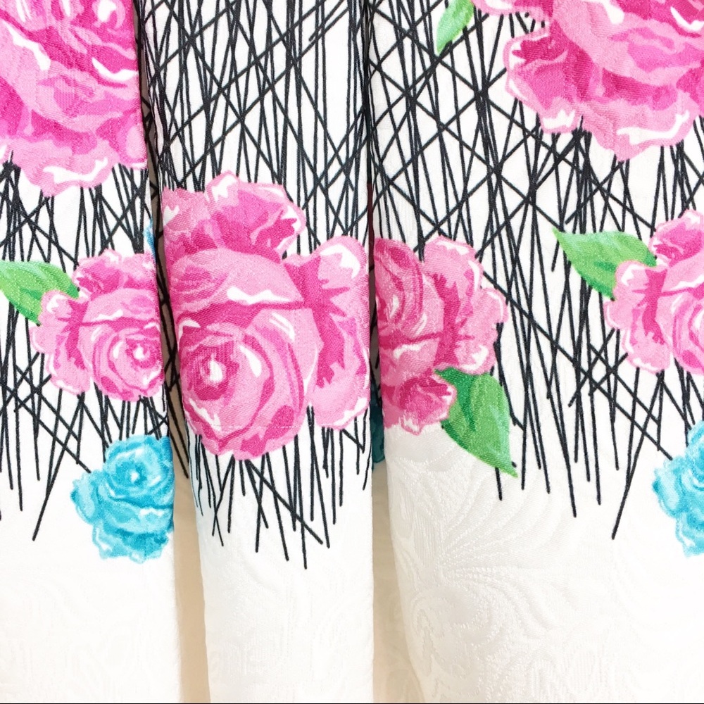 🌺 Floral Girls Sleeveless Dress by Blush - Picture 3 of 5